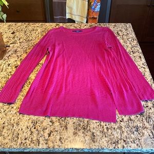 Fuchsia Sweater. Super Soft. Typically wore it with leggings. Size Large